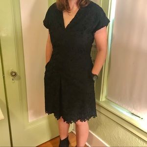 NWOT Banana Republic Floral Lace Shift Dress